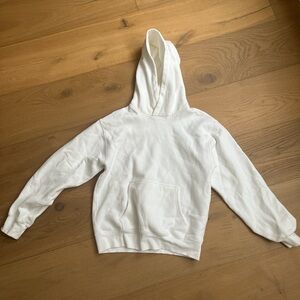 Aritzia Cream Sweatfleece Hoodie